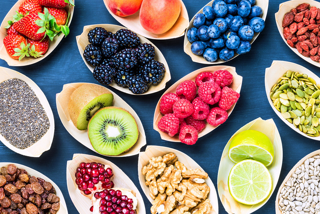 Buntes Superfood jigsaw puzzle in Obst & Gemüse puzzles on TheJigsawPuzzles.com