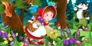 Little Red Riding Hood in the Forest