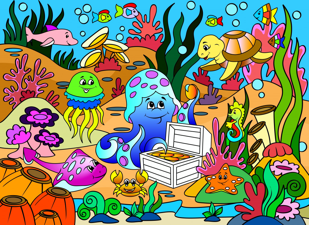Unterwasserwelt jigsaw puzzle in Unter dem Meer puzzles on TheJigsawPuzzles.com