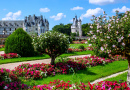 View of the Stunning Chenonceau Castle, France