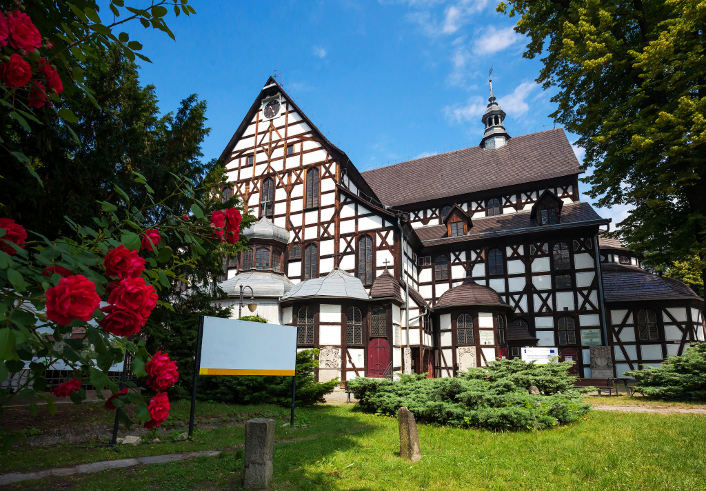 Church of Peace in Świdnica, Poland jigsaw puzzle in Castles puzzles on TheJigsawPuzzles.com
