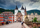 Karl Theodor Bridge in Heidelberg, Germany