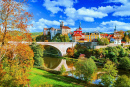 Autumn Landscape of the Sudetenland, Loket