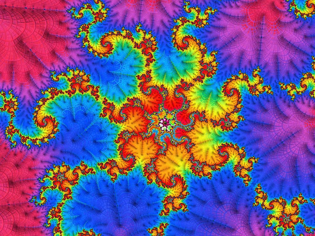 Генерируемый яркий фрактал jigsaw puzzle in Fractals puzzles on TheJigsawPuzzles.com