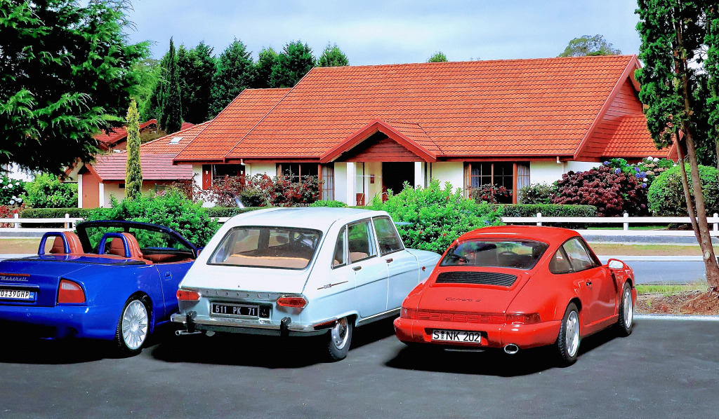 Besuch in Grindelwald jigsaw puzzle in Autos & Motorräder puzzles on TheJigsawPuzzles.com