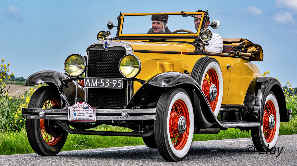Chevrolet AD Universal Sport Roadster 1930 jigsaw puzzle in Voitures et Motos puzzles on TheJigsawPuzzles.com