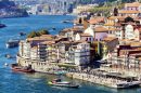 View of the Ribeira District in Porto, Portugal