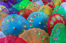 Colorful View of Handcrafted Umbrellas