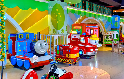 Playground at a Shopping Mall in Solo, Indonesia