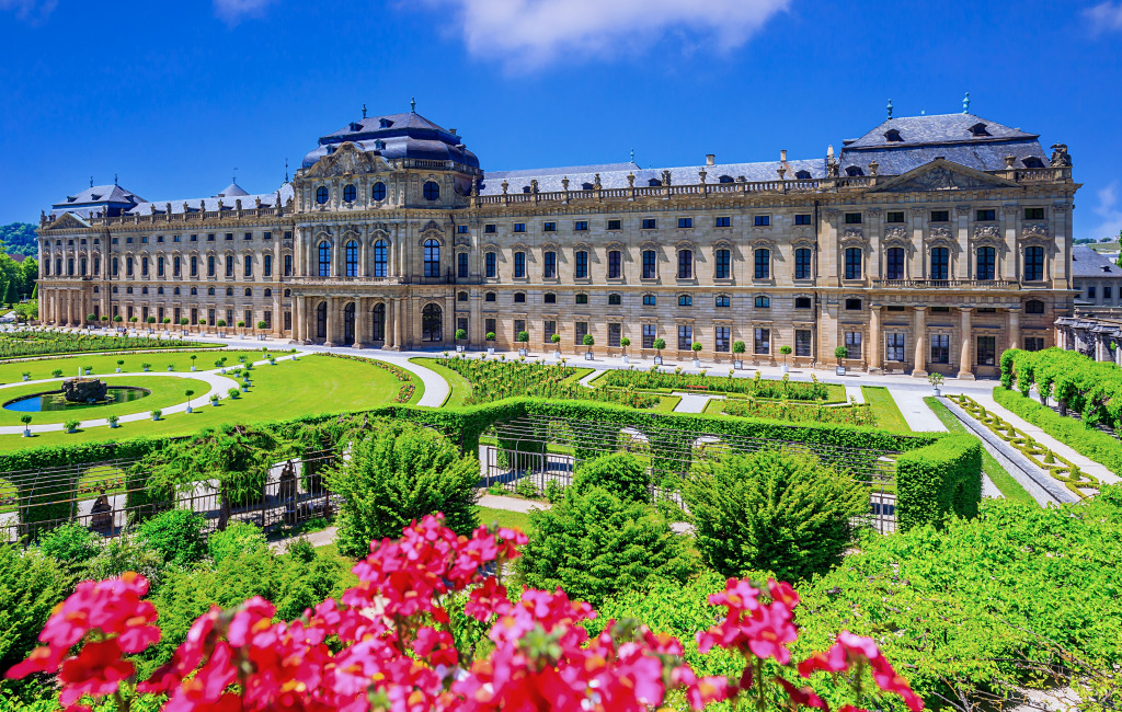 Дворец Вюрцбург, Германия jigsaw puzzle in Пазл дня puzzles on TheJigsawPuzzles.com
