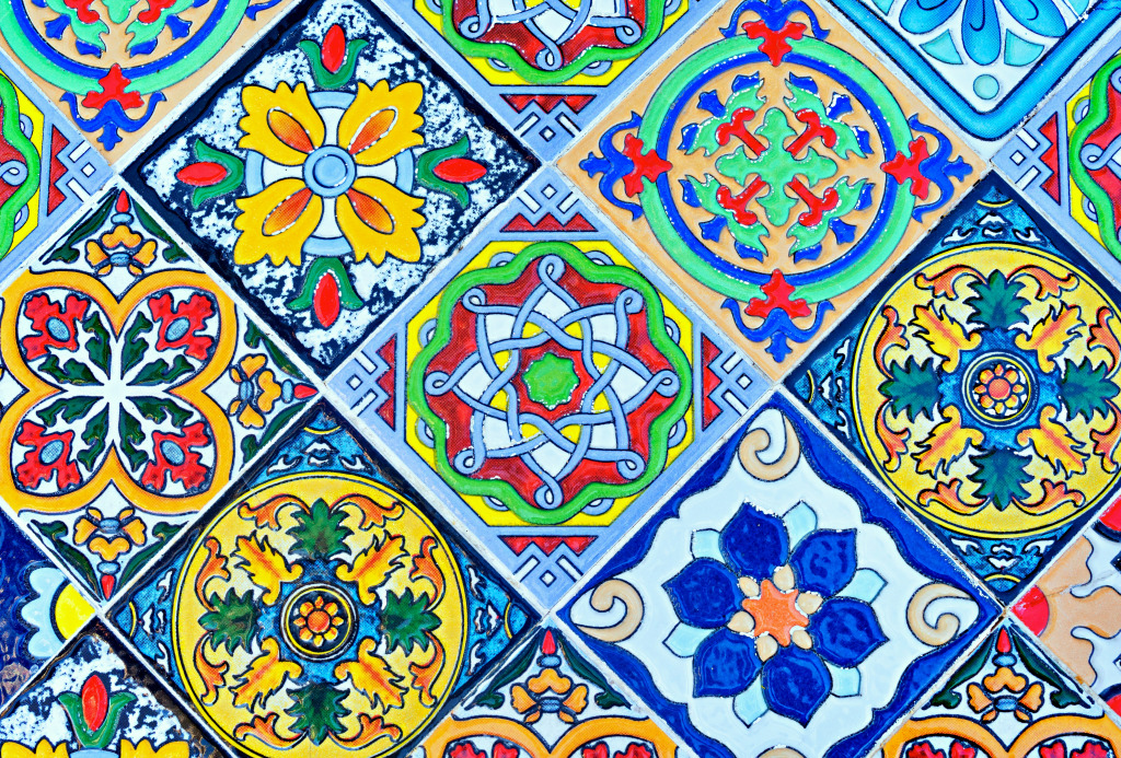 Ceramic Tiles jigsaw puzzle in Macro puzzles on TheJigsawPuzzles.com