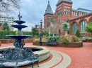 Fountain at the Smithsonian Castle, Washington, DC