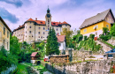 View of Gewerkenegg Castle, Idrija, Slovenia
