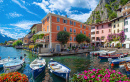 View of Limone, Lake Garda, Italy