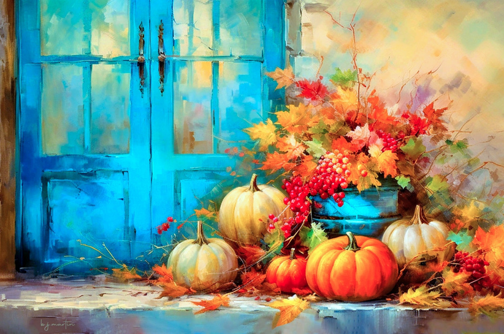 У двери jigsaw puzzle in Пазл дня puzzles on TheJigsawPuzzles.com