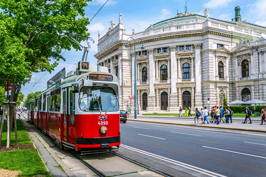Famous Ringstrasse Street in Vienna, Austria jigsaw puzzle in Puzzle of the Day puzzles on TheJigsawPuzzles.com