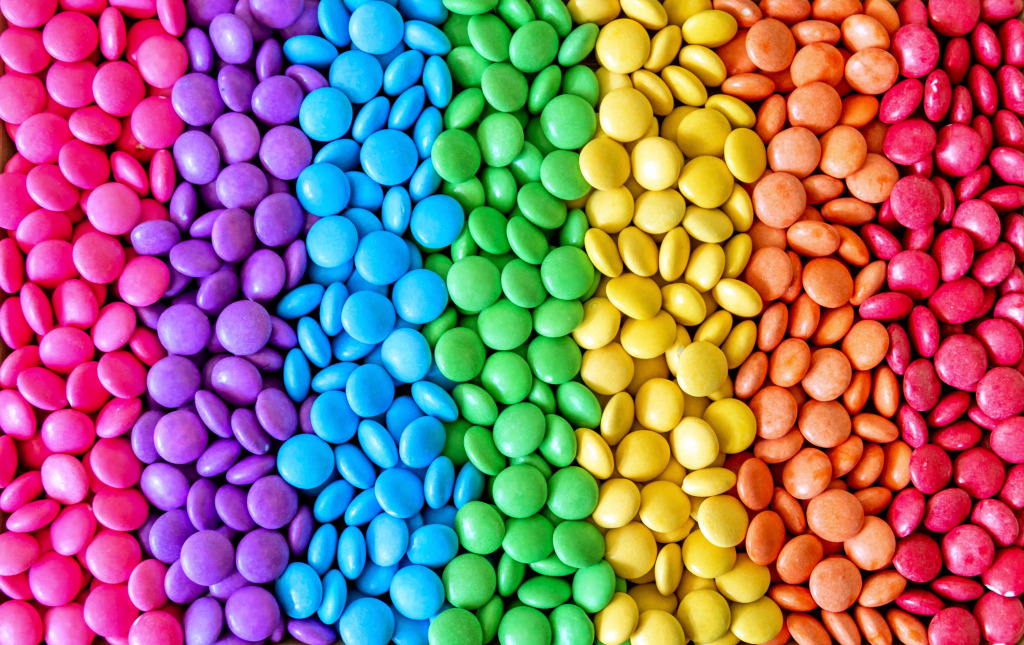 Heller, süßer Regenbogen jigsaw puzzle in Makro puzzles on TheJigsawPuzzles.com