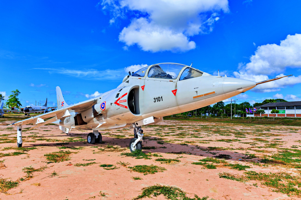 Open-Air Museum of The Royal Thai Navy, Sattahip jigsaw puzzle in Aviation puzzles on TheJigsawPuzzles.com