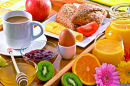 Colorful and Balanced Continental Breakfast