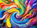 Colorful Whirlwind