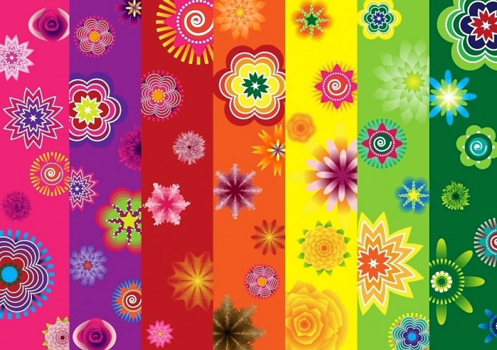 Flower Collage jigsaw puzzle in Fractals puzzles on TheJigsawPuzzles.com