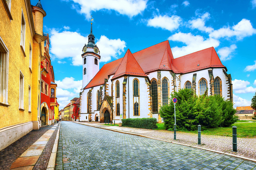 Picturesque View of Torgau, Germany jigsaw puzzle in Castles puzzles on TheJigsawPuzzles.com