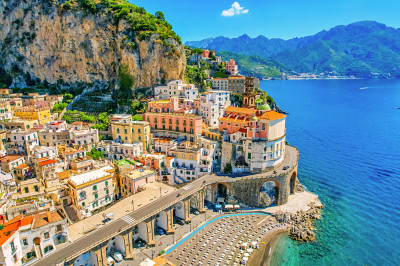 Atrani on the Amalfi Coast, Italy