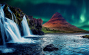Winter Landscape of Kirkjufell Mountain, Iceland