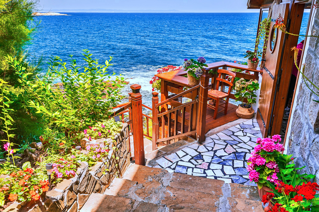 Прекрасное утро на побережье, Созополь, Болгария jigsaw puzzle in Красивые пейзажи puzzles on TheJigsawPuzzles.com