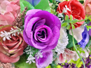 Close-Up of Artificial Roses