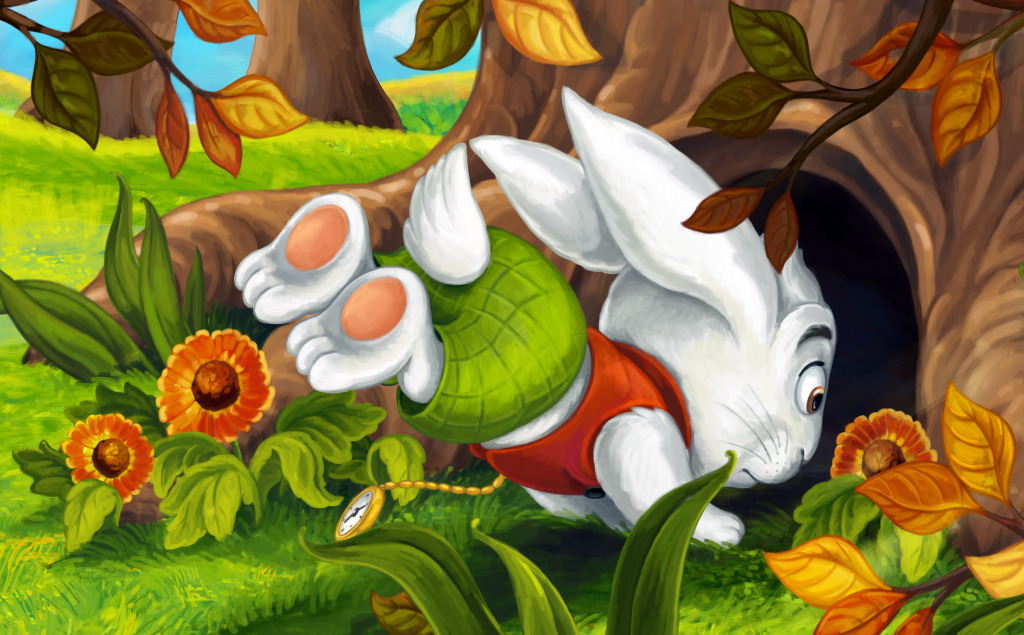 Coelho Branco jigsaw puzzle in Infantil puzzles on TheJigsawPuzzles.com