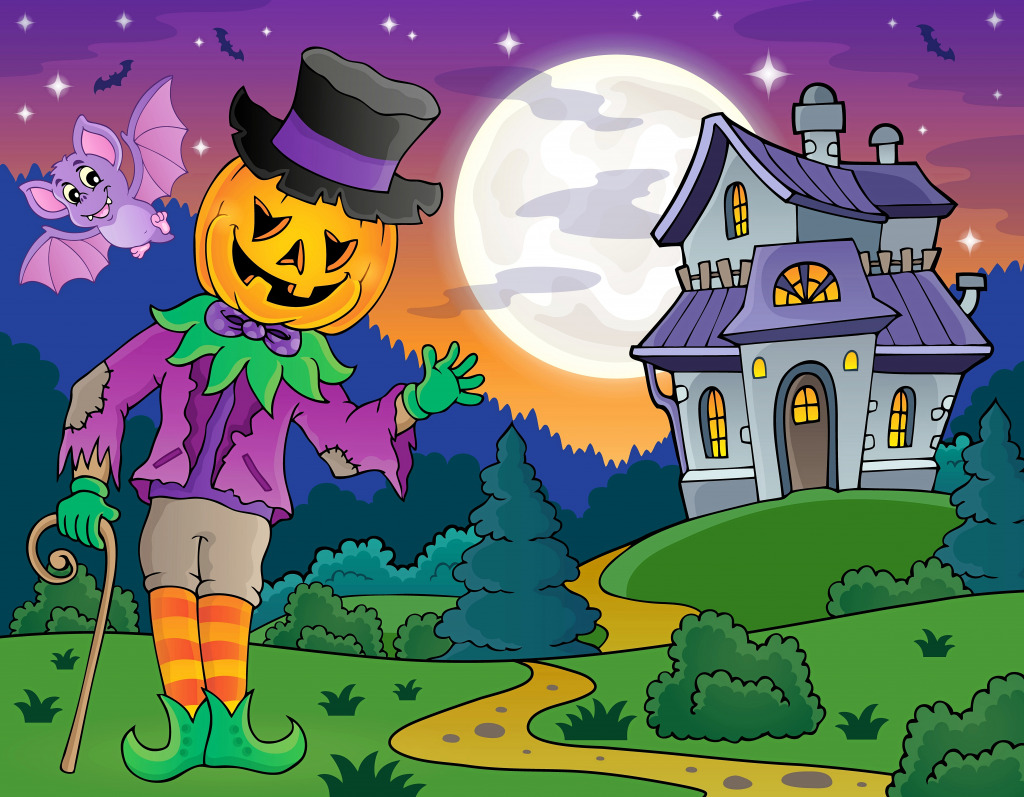 Happy Halloween jigsaw puzzle in Halloween puzzles on TheJigsawPuzzles.com