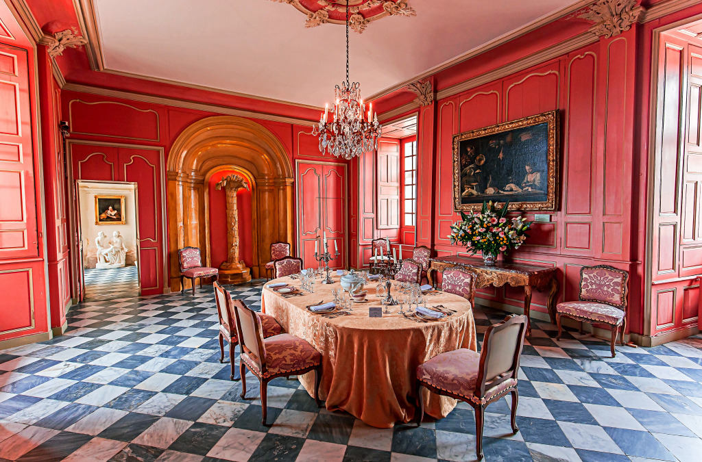 Intérieurs du Château de Villandry, France jigsaw puzzle in Châteaux puzzles on TheJigsawPuzzles.com