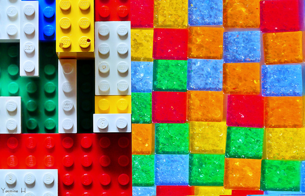 Arrangement of Multi-Colored Plastic Bricks jigsaw puzzle in Macro puzzles on TheJigsawPuzzles.com