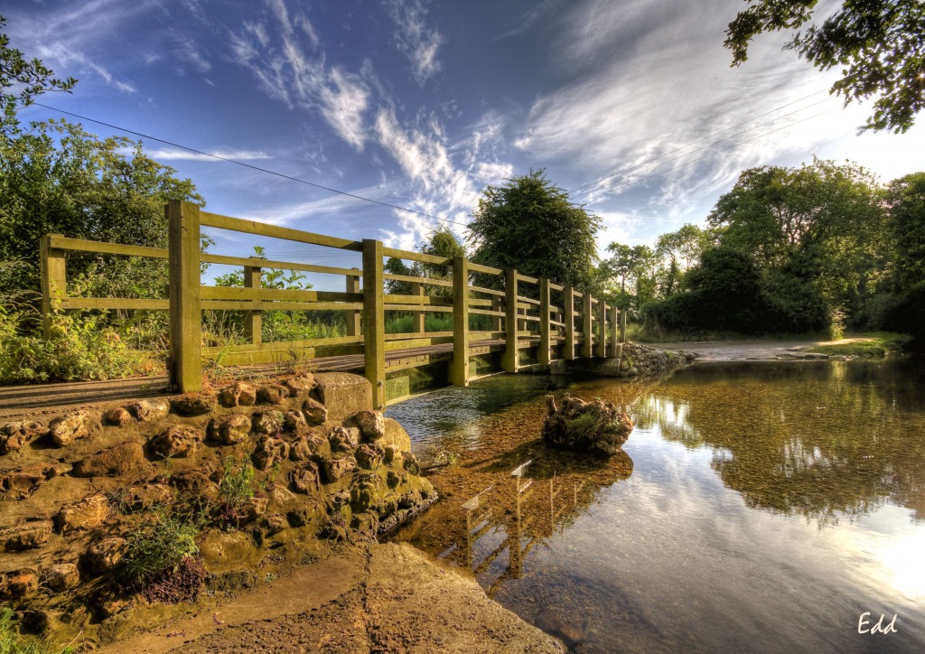 South Acre Ford jigsaw puzzle in Bridges puzzles on TheJigsawPuzzles.com