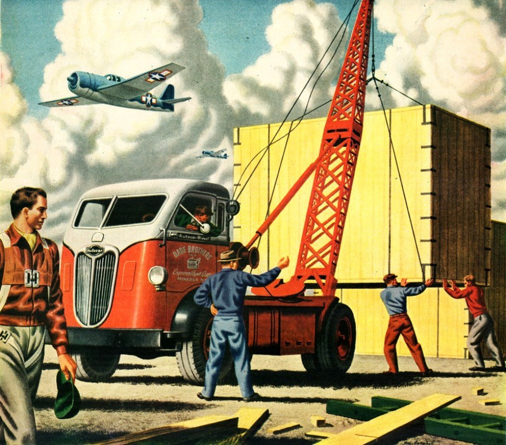 1944 - Дизельный грузовик Autocar jigsaw puzzle in Люди puzzles on TheJigsawPuzzles.com