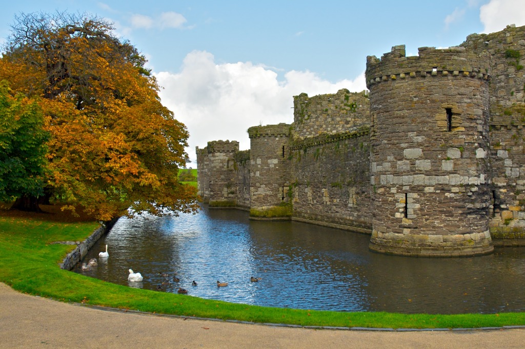 Castelo de Beaumaris, Wales jigsaw puzzle in Castelos puzzles on TheJigsawPuzzles.com