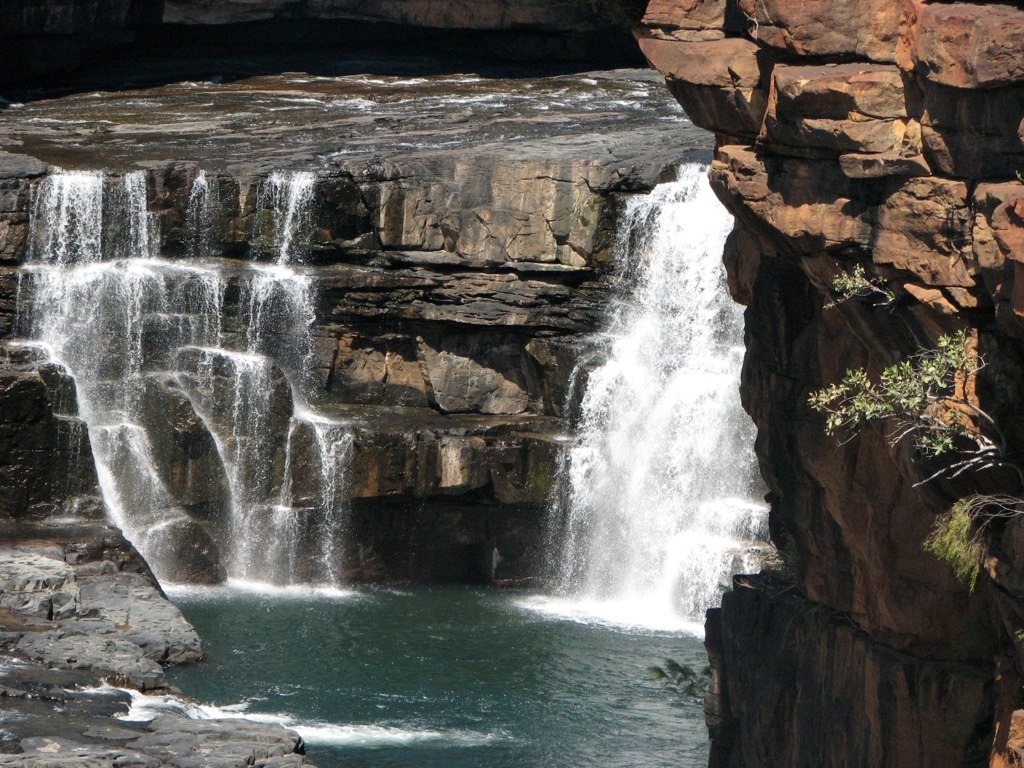 The Gorge jigsaw puzzle in Waterfalls puzzles on TheJigsawPuzzles.com
