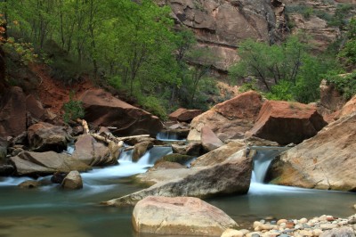 Virgin River, Zion NP jigsaw puzzle in Waterfalls puzzles on ...