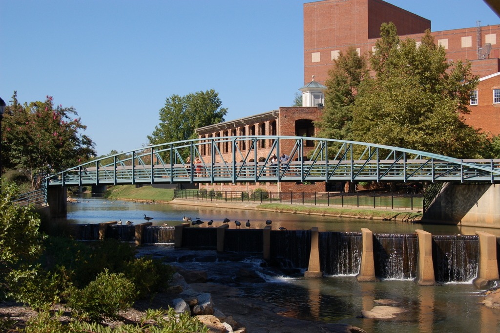 Downtown Greenville, SC jigsaw puzzle in Waterfalls puzzles on TheJigsawPuzzles.com