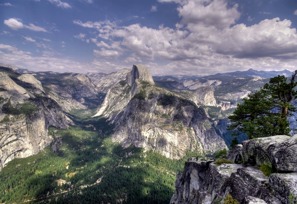 Half Dome, Yosemite jigsaw puzzle in Great Sightings puzzles on TheJigsawPuzzles.com