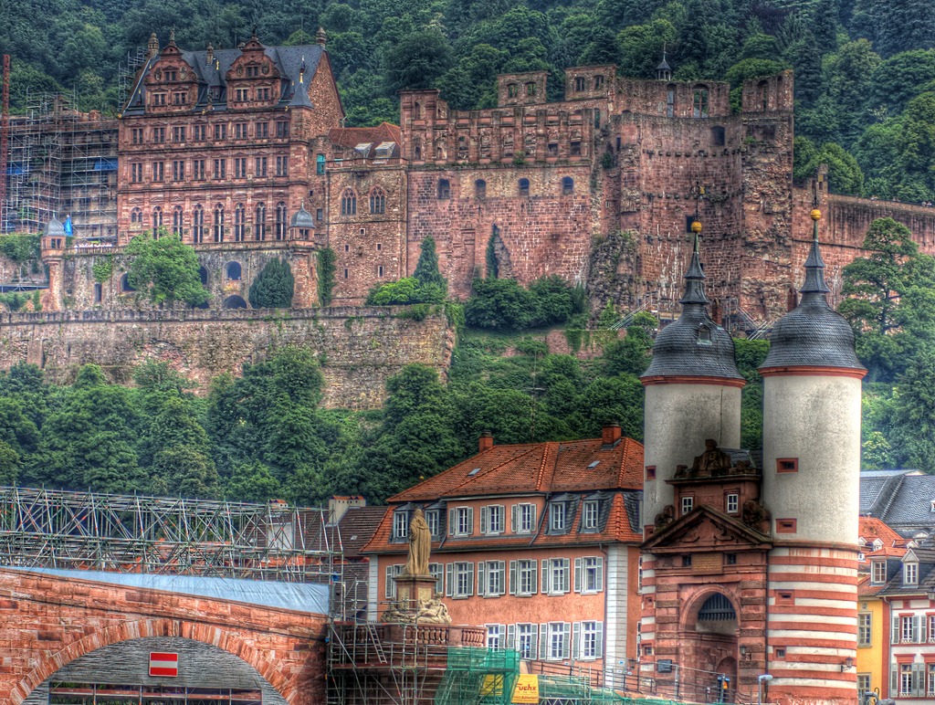 Das ist Heidelberg jigsaw puzzle in Schlösser puzzles on TheJigsawPuzzles.com