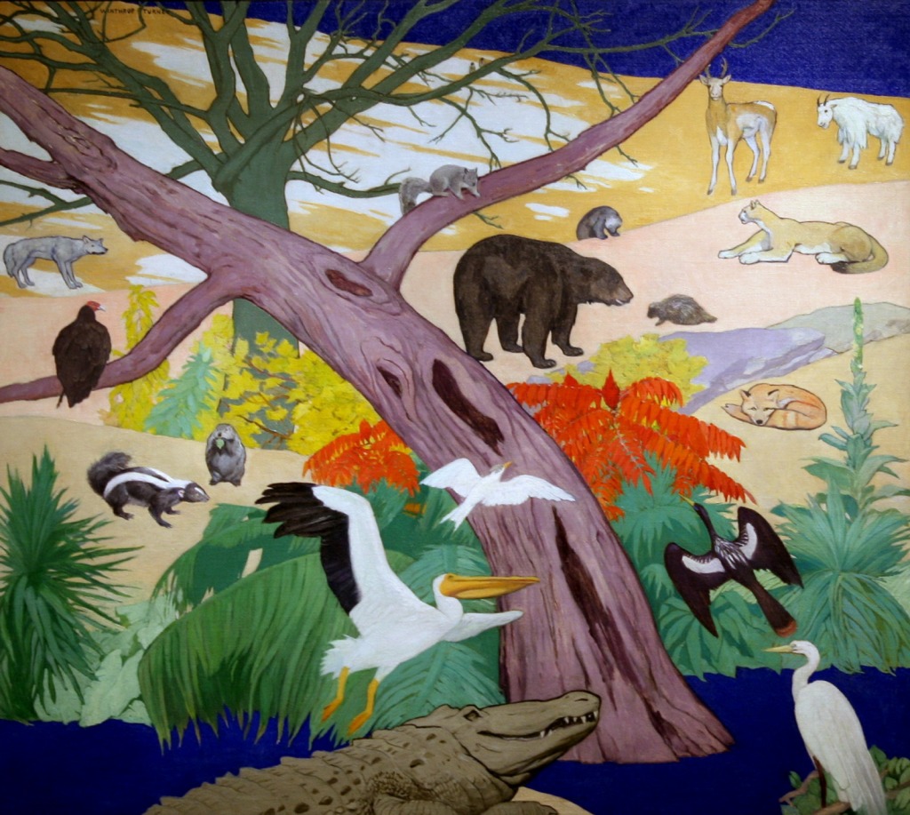 Birds and Animals of the US jigsaw puzzle in Piece of Art puzzles on TheJigsawPuzzles.com