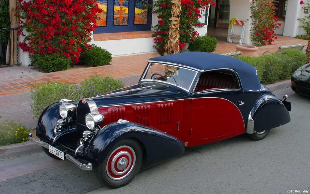 1936 Bugatti Type 57 jigsaw puzzle in Puzzle des Tages puzzles on TheJigsawPuzzles.com