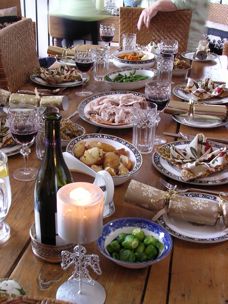 Xmas Lunch jigsaw puzzle in Food & Bakery puzzles on TheJigsawPuzzles.com