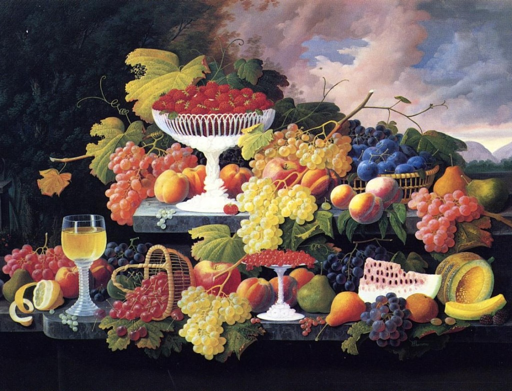 Nature morte aux fruits jigsaw puzzle in Chefs d'oeuvres puzzles on TheJigsawPuzzles.com