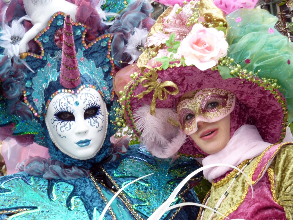 Carnival in Venice jigsaw puzzle in Puzzle of the Day puzzles on TheJigsawPuzzles.com