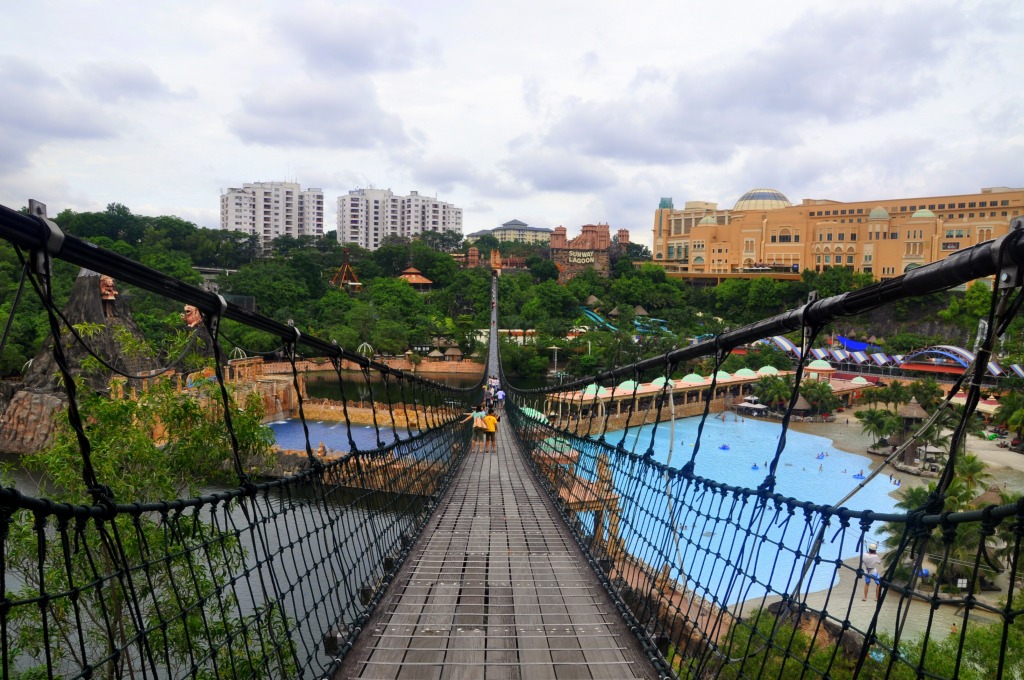 Sunway Lagoon, Kuala Lumpur, Malaisie jigsaw puzzle in Ponts puzzles on TheJigsawPuzzles.com