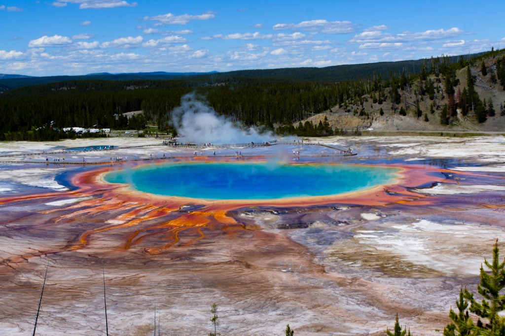 Prismatic Spring, Yellowstone NP jigsaw puzzle in Great Sightings puzzles on TheJigsawPuzzles.com