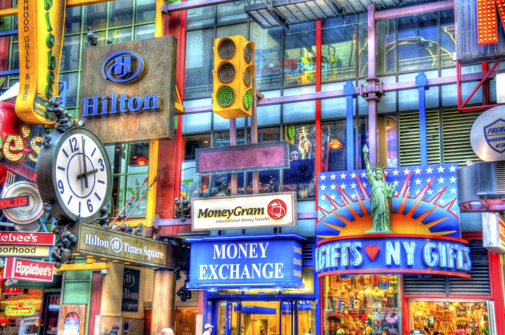 Times Square jigsaw puzzle in Puzzle of the Day puzzles on TheJigsawPuzzles.com
